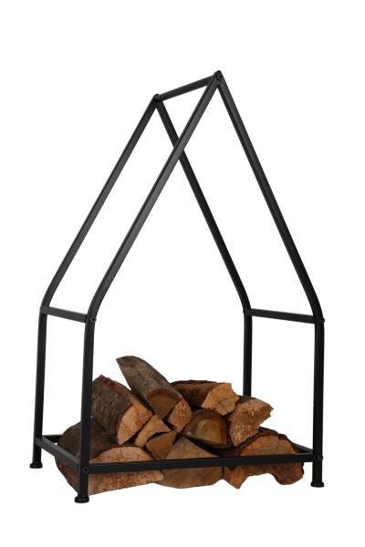 Metall Kaminholzgestell Haus schwarz